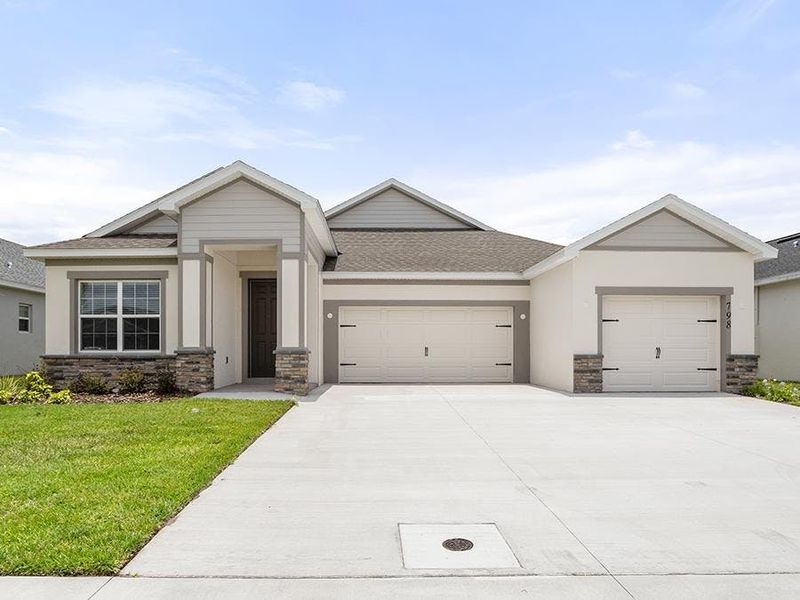 Multiple exterior elevations are available to choose from - Monroe by Highland Homes Multiple exterior elevations are available to choose from - Monroe by Highland Homes
