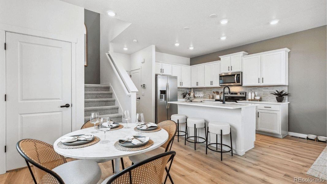 Furnished interior view inside a new home in Arcadia, Denver (Image 5).