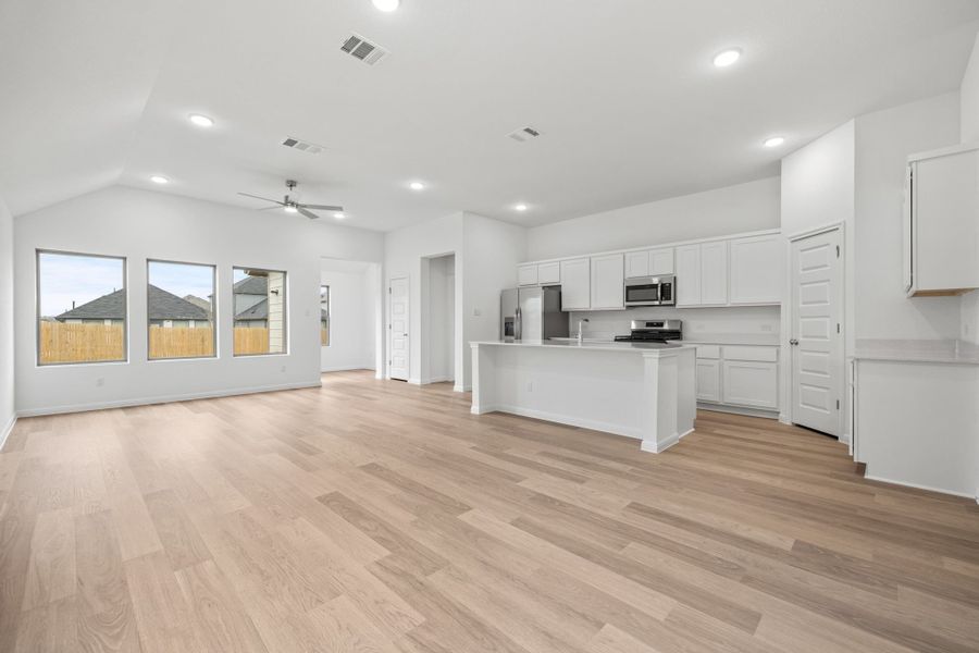 Open Area in the Quartz home plan by Trophy Signature Homes – REPRESENTATIVE PHOTO