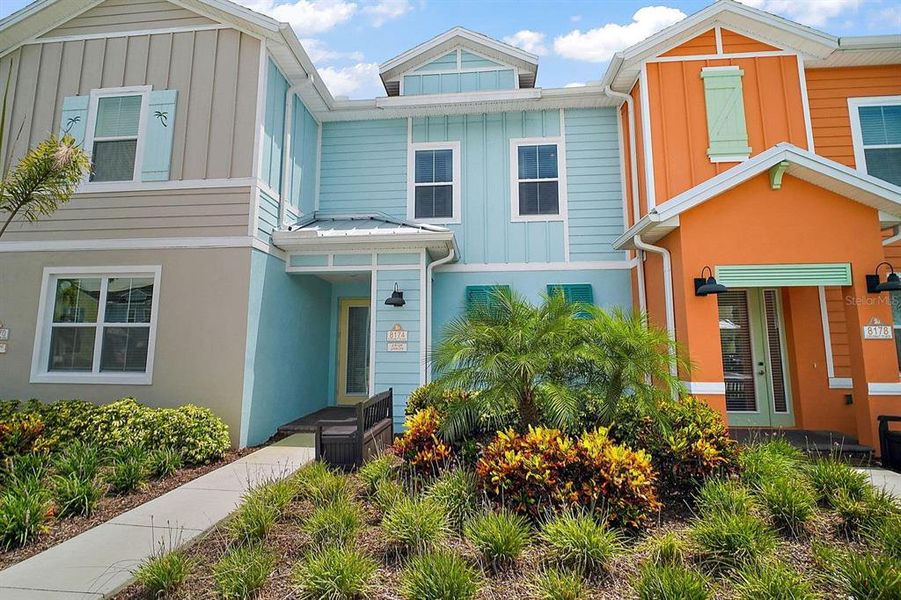 Front exterior of a new home in , Kissimmee, FL, highlighting curb appeal (Image 2). Front exterior of a new home in , Kissimmee, FL, highlighting curb appeal (Image 2).