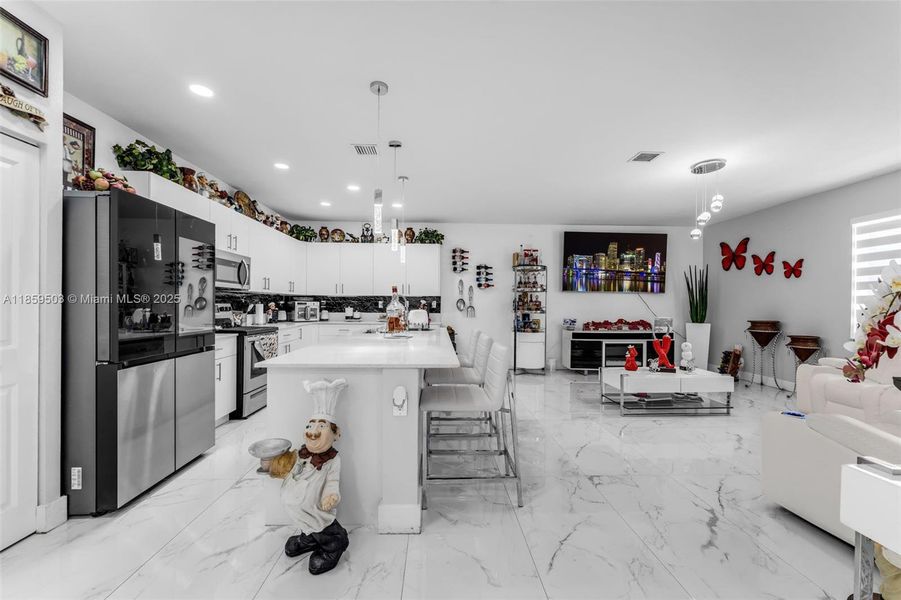 Furnished interior view inside a new home in , Homestead (Image 16). Furnished interior view inside a new home in , Homestead (Image 16).