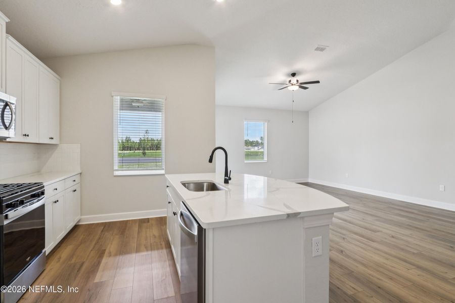 Furnished interior view inside a new home in Westport Landing, Jacksonville (Image 8).