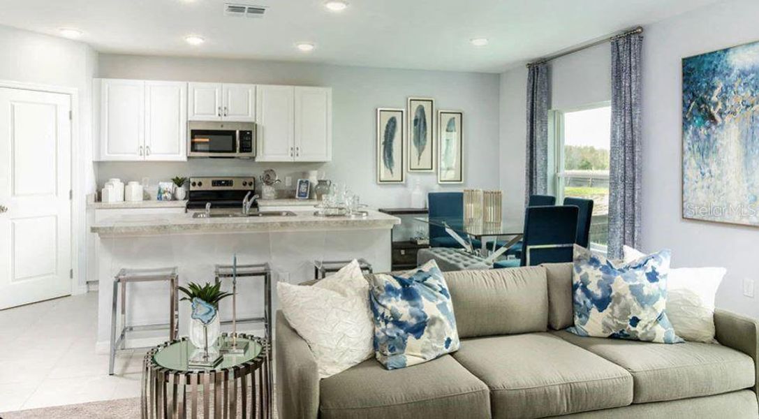Furnished interior view inside a new home in Palm Wind, Hudson (Image 6).