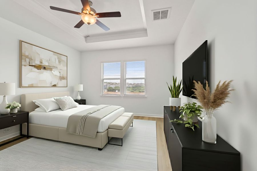 Furnished interior view inside a new home in Skyview, Belton (Image 12).