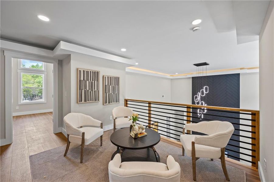 Furnished interior view inside a new home in , Athens (Image 8).