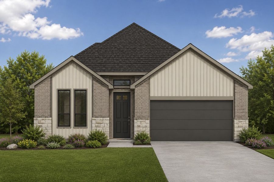 Representative exterior photo of a completed home built from the The Alamo by Lillian Custom Homes in Freeman Farm, Kaufman, TX (Image 19). Representative exterior photo of a completed home built from the The Alamo by Lillian Custom Homes in Freeman Farm, Kaufman, TX (Image 19).