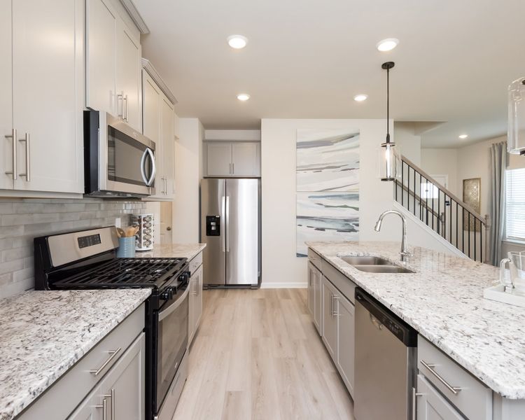 Furnished interior view inside a new home in Avalon - Reserve Series, Conyers (Image 10).