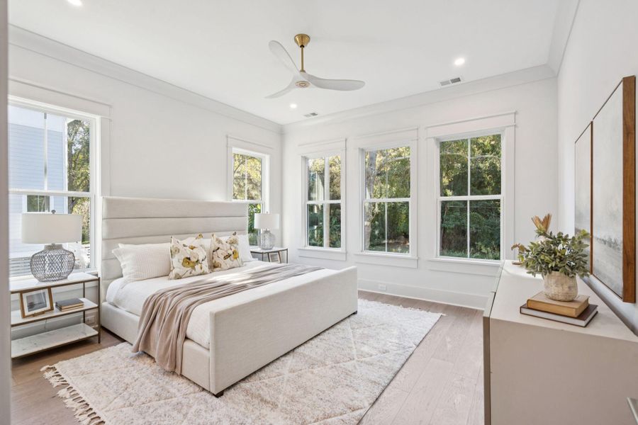 Furnished interior view inside a new home in , Johns Island (Image 18).