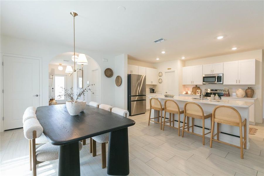 Furnished interior view inside a new home in Angeline, Land O' Lakes (Image 19).