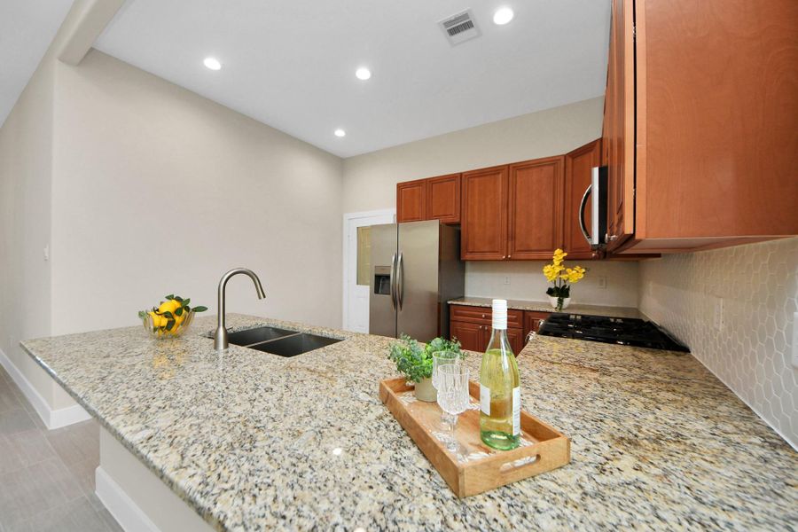 kitchen with granite countertops kitchen with granite countertops