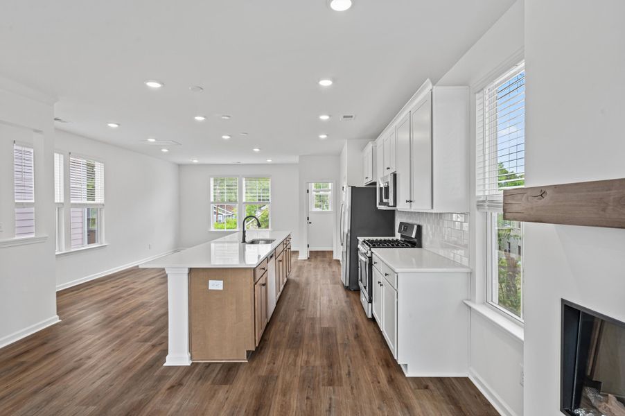 Furnished interior view inside a new home in , North Charleston (Image 6).