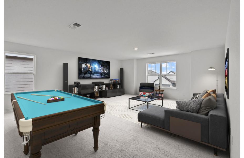Representative furnished interior of a home built from the Enloe by Centex in Dove Song, Marion (Image 7).