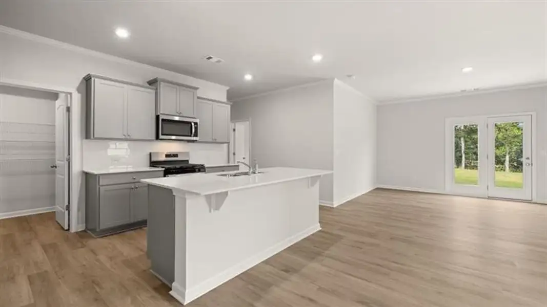 Furnished interior view inside a new home in Braselton Village, Braselton (Image 5).
