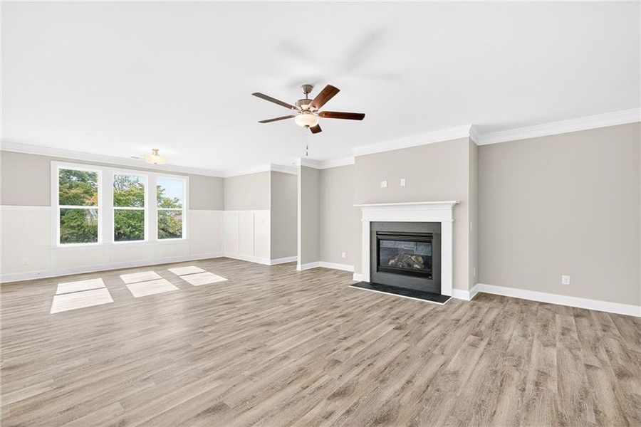 Spacious, unfurnished interior of a new home in , Hiram (Image 25).