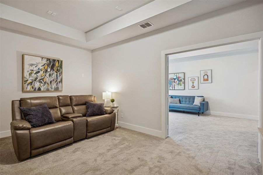 Furnished interior view inside a new home in , McKinney (Image 37). Furnished interior view inside a new home in , McKinney (Image 37).