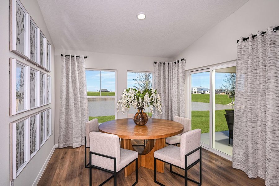 Furnished interior view inside a new home in Crosswinds, Haines City (Image 7).