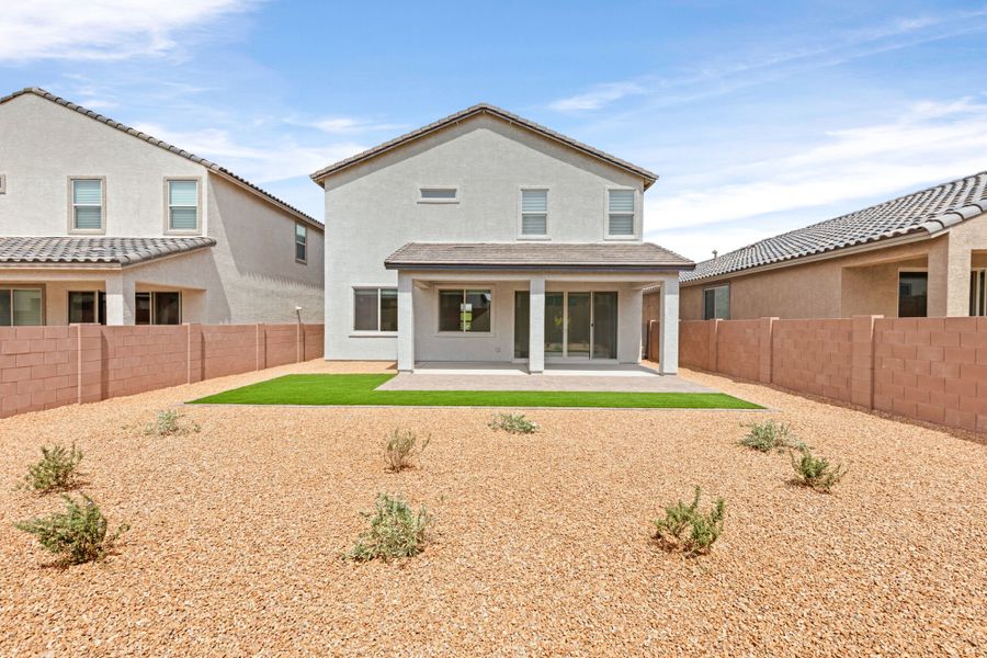 Exterior details and patio area of a home in Oasis At Rocking K, Vail (Image 11).