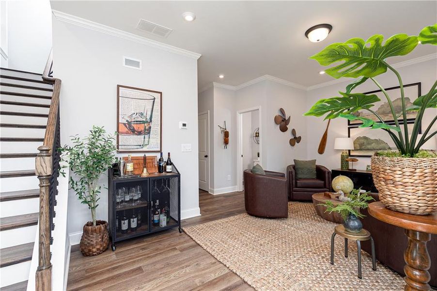 Furnished interior view inside a new home in , Powder Springs (Image 7).