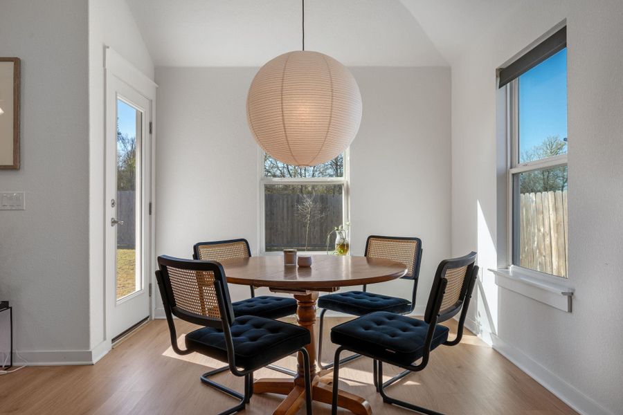 Furnished interior view inside a new home in Sun Chase, Del Valle (Image 13). Furnished interior view inside a new home in Sun Chase, Del Valle (Image 13).