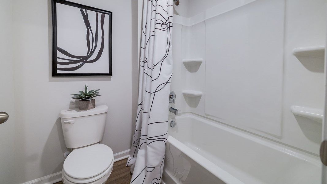 Representative furnished interior of a home built from the Hayden by D.R. Horton in Autumn's Wood, Brunswick (Image 15).