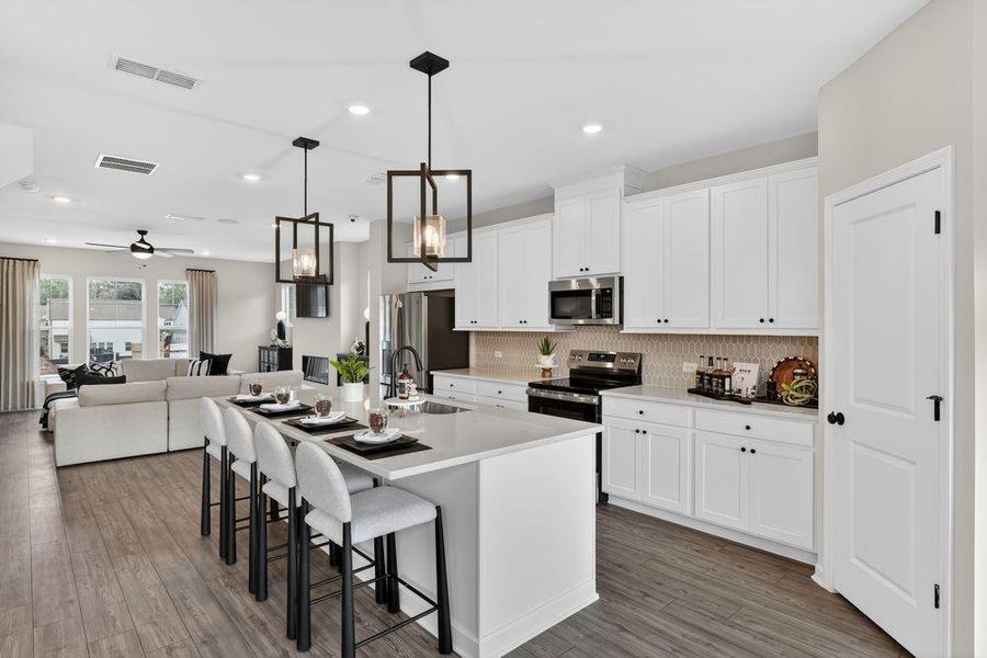 Furnished interior view inside a new home in Dreycott, Lawrenceville (Image 15).