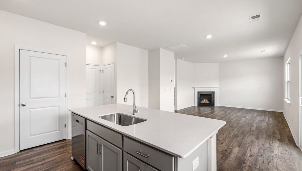 Furnished interior view inside a new home in Waverly Station, Greenwood (Image 11).