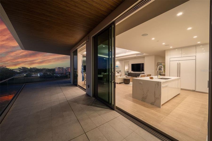 Exterior details and patio area of a home in , Longboat Key (Image 1). Exterior details and patio area of a home in , Longboat Key (Image 1).