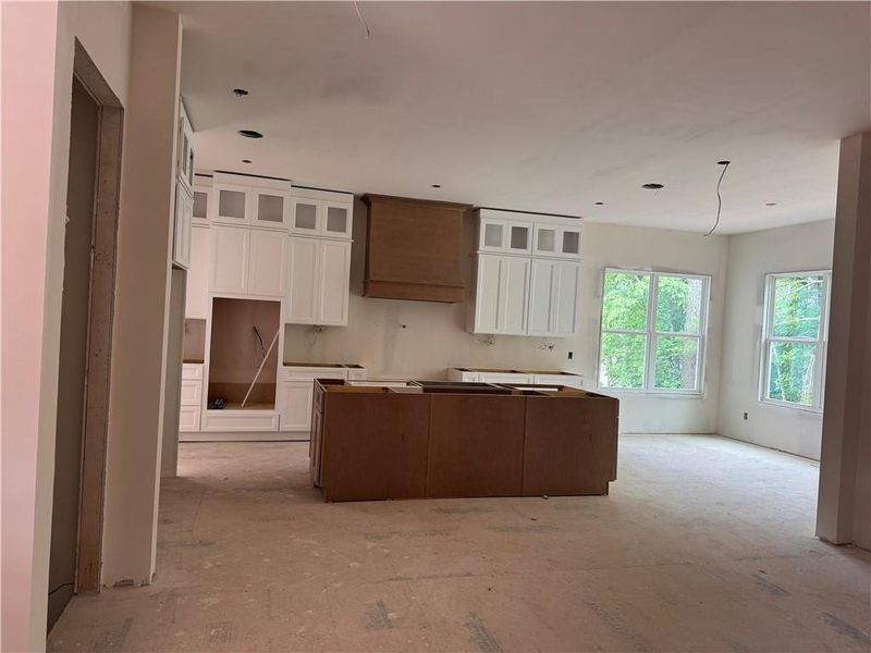 In-progress construction of a new home in , Flowery Branch, GA (Image 7).