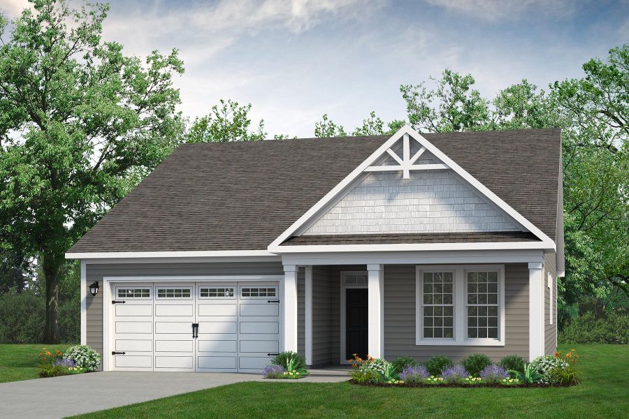 Representative exterior photo of a completed home built from the The Cherry Grove by Chesapeake Homes in The Willows, Loris, SC (Image 21).