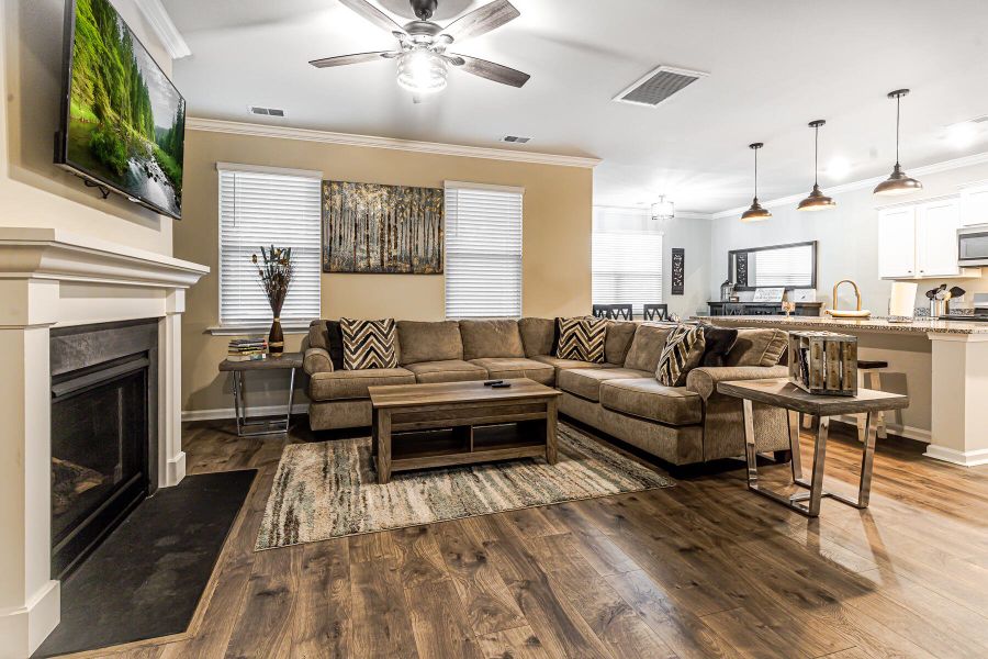 Furnished interior view inside a new home in , Summerville (Image 5).