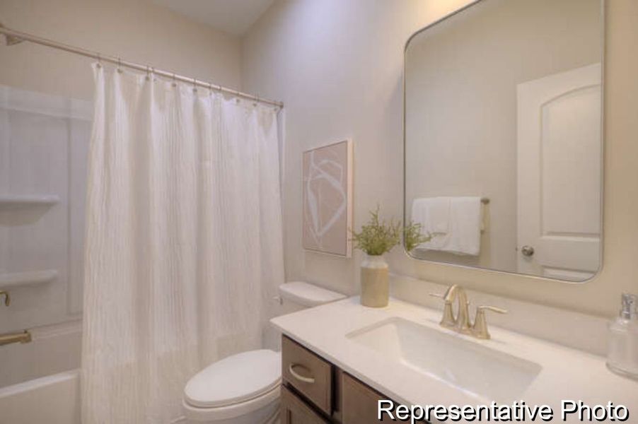 Furnished interior view inside a new home in Copper Ridge at Flowers Plantation, Clayton (Image 26).