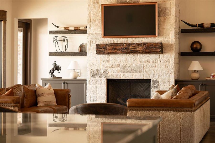 Furnished interior view inside a new home in Santana Ridge, Weatherford (Image 6). Furnished interior view inside a new home in Santana Ridge, Weatherford (Image 6).