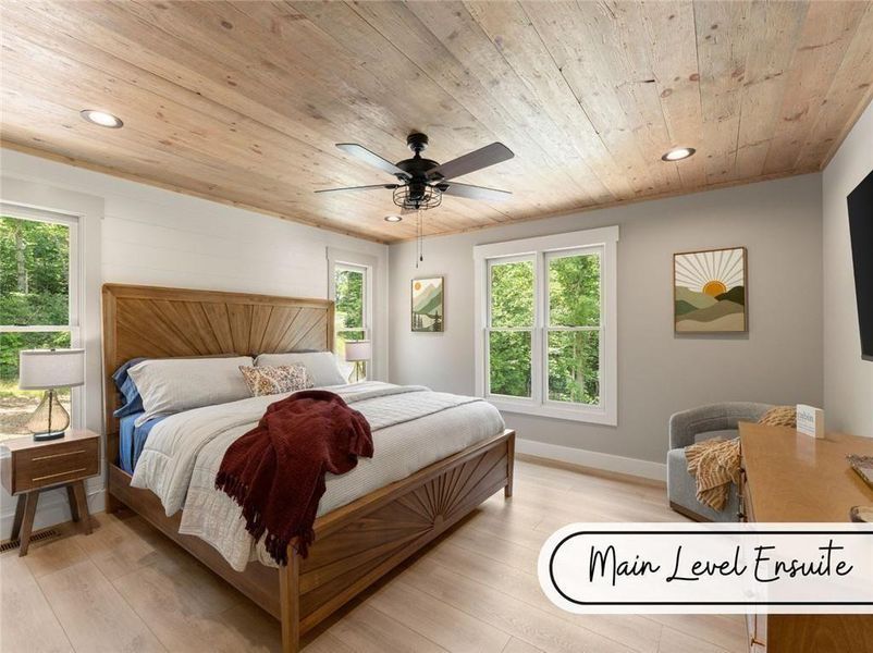 Furnished interior view inside a new home in , Mineral Bluff (Image 11).
