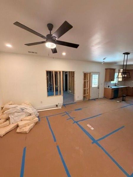 In-progress construction of a new home in , Clarkesville, GA (Image 45).