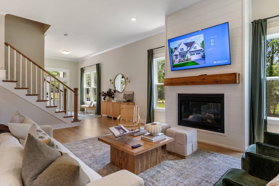 Representative furnished interior of a home built from the Savannah by Hunter Quinn Homes in Double Springs, Taylors (Image 16).