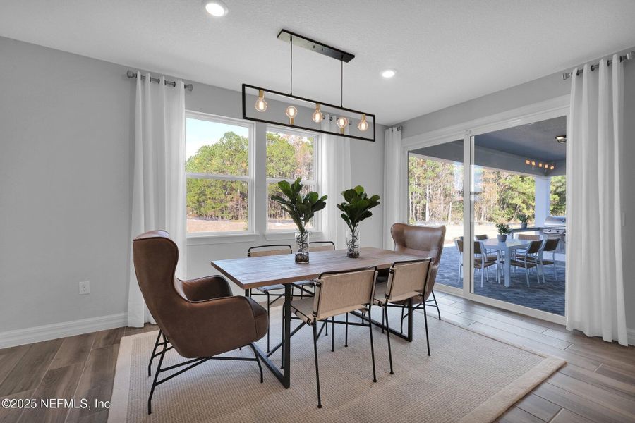 Furnished interior view inside a new home in The Preserve at Bannon Lakes, St. Augustine (Image 11).