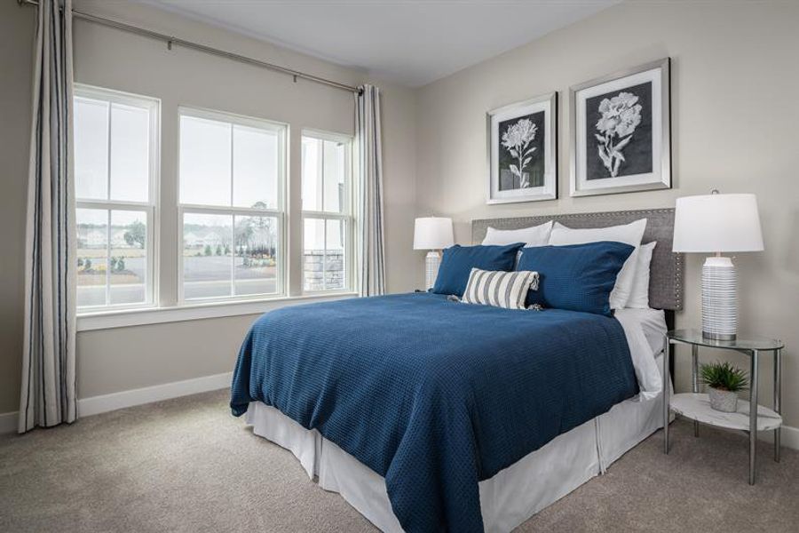 Representative furnished interior of a home built from the Palladio Ranch by Ryan Homes in Berkeley, Spartanburg (Image 15).