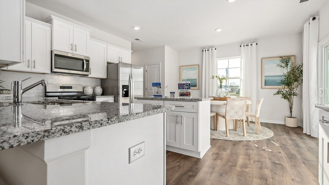 Furnished interior view inside a new home in The Landing at Summerhaven, Mebane (Image 9).