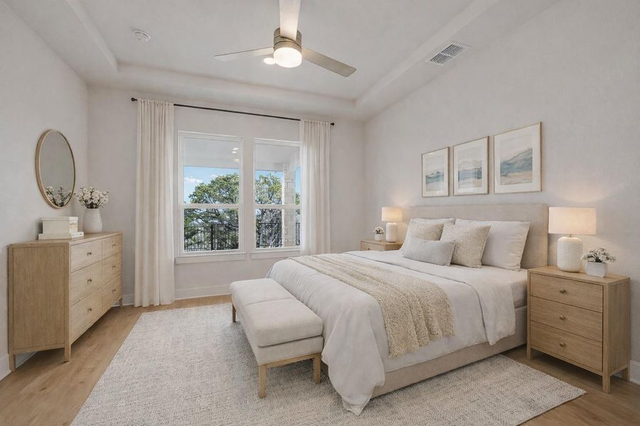 *Virtually Staged Primary Bed*