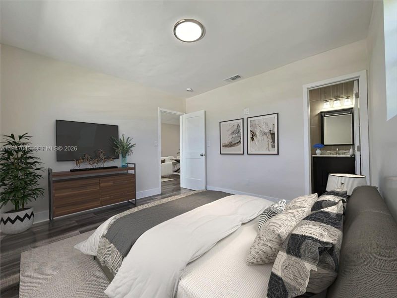 Furnished interior view inside a new home in , Miami (Image 14). Furnished interior view inside a new home in , Miami (Image 14).