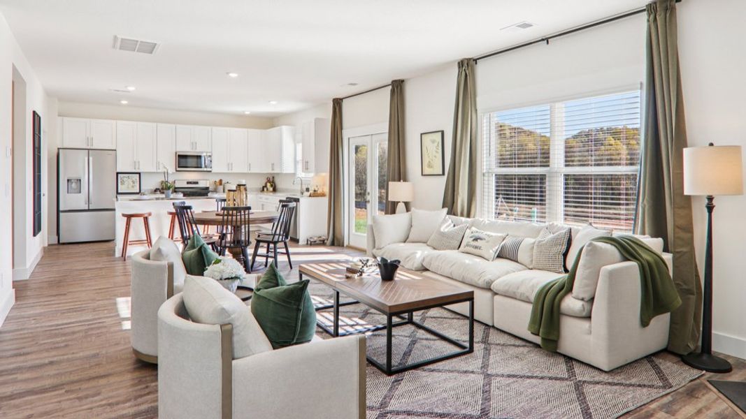 Furnished interior view inside a new home in Fieldcrest Acres, Blountville (Image 10).