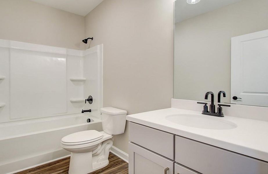 Furnished interior view inside a new home in Courtyards at Traditions, Cumming (Image 16).