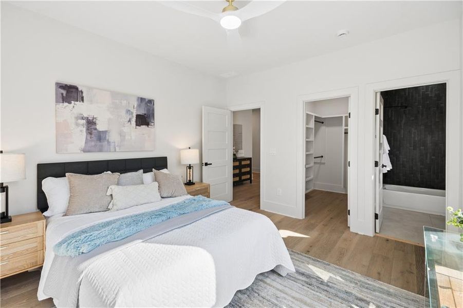 Furnished interior view inside a new home in , Atlanta (Image 6).