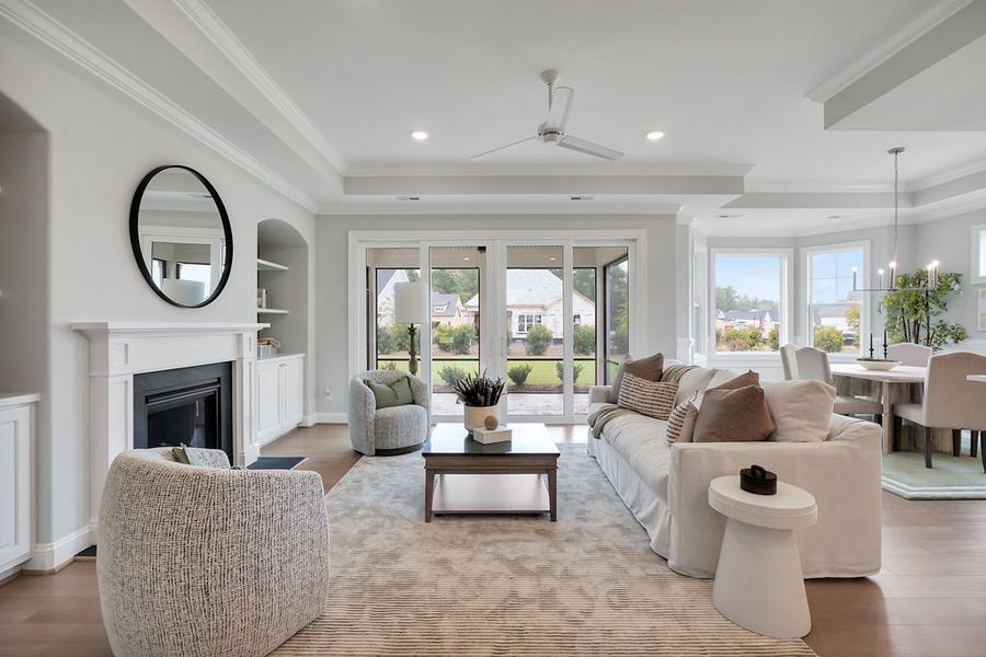 Furnished interior view inside a new home in Brunswick Forest, Leland (Image 7). Furnished interior view inside a new home in Brunswick Forest, Leland (Image 7).