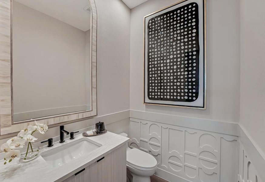 Furnished interior view inside a new home in Apex at Avenir, Palm Beach Gardens (Image 60).