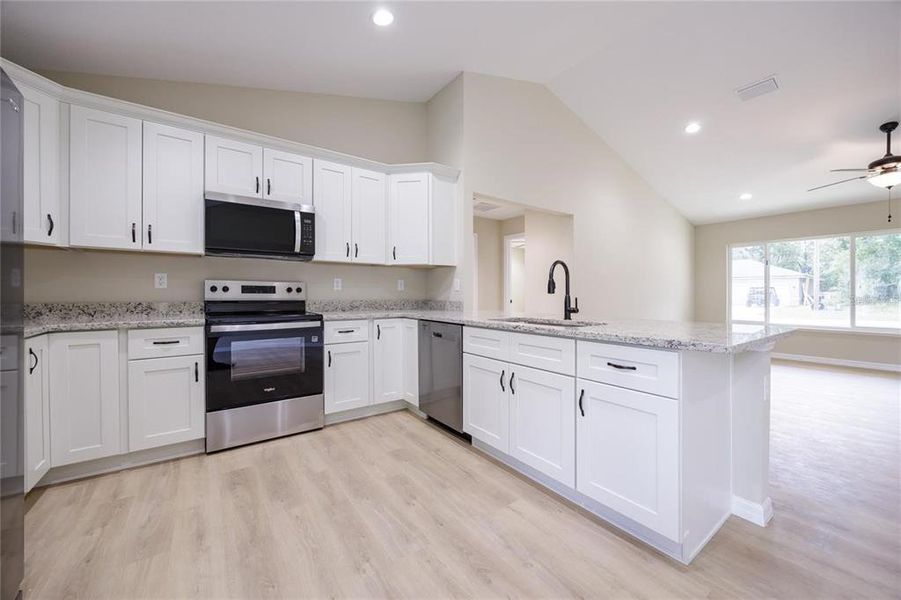 Furnished interior view inside a new home in , Williston (Image 10).