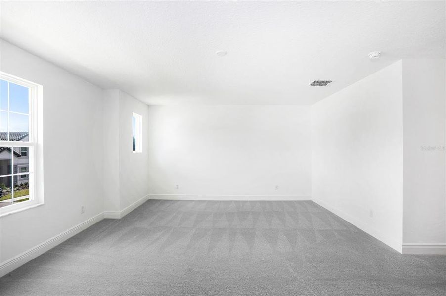 Spacious, unfurnished interior of a new home in Shortgrass at Two Rivers, Zephyrhills (Image 50). Spacious, unfurnished interior of a new home in Shortgrass at Two Rivers, Zephyrhills (Image 50).