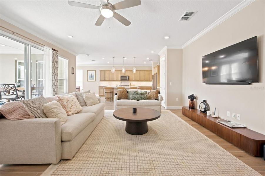 Furnished interior view inside a new home in Ocala Preserve, Ocala (Image 13).