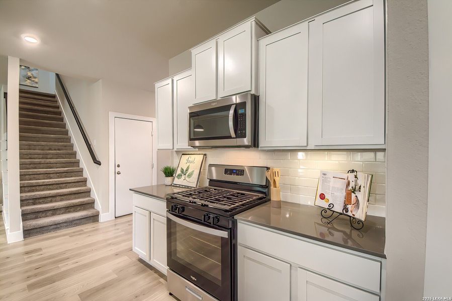 Furnished interior view inside a new home in Brookstone Creek, San Antonio (Image 9).