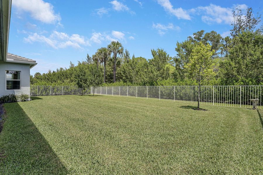 FULLY FENCED BACKYARD